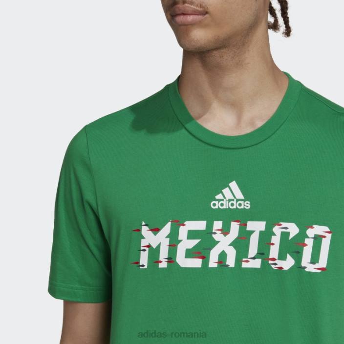 Adidas tricou verde al Cupei Mondiale Fifa 2022 din Mexic bărbați verde 2JBN6856