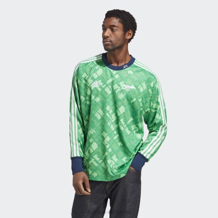 Adidas tricou verde de portar cu icoana arsenalului bărbați verde 2JBN5674