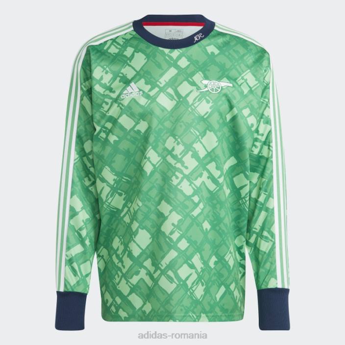Adidas tricou verde de portar cu icoana arsenalului bărbați verde 2JBN5674