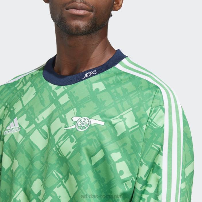 Adidas tricou verde de portar cu icoana arsenalului bărbați verde 2JBN5674