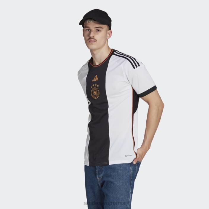Adidas tricoul alb al Germaniei 22 acasă bărbați alb 2JBN767