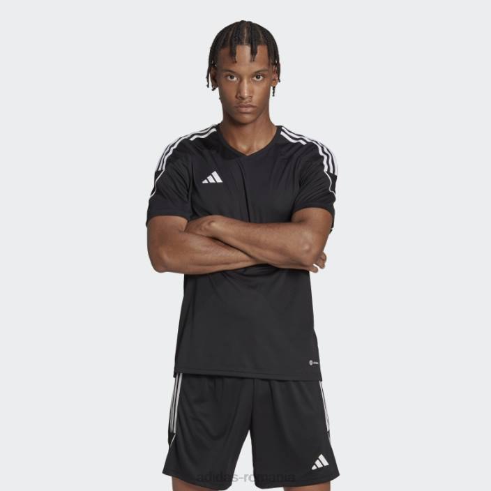 Adidas tricoul de liga tiro 23 alb bărbați alb negru 2JBN4860