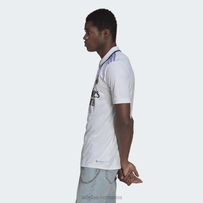 Adidas tricoul home alb real madrid 22/23 moda bărbați alb 2JBN838