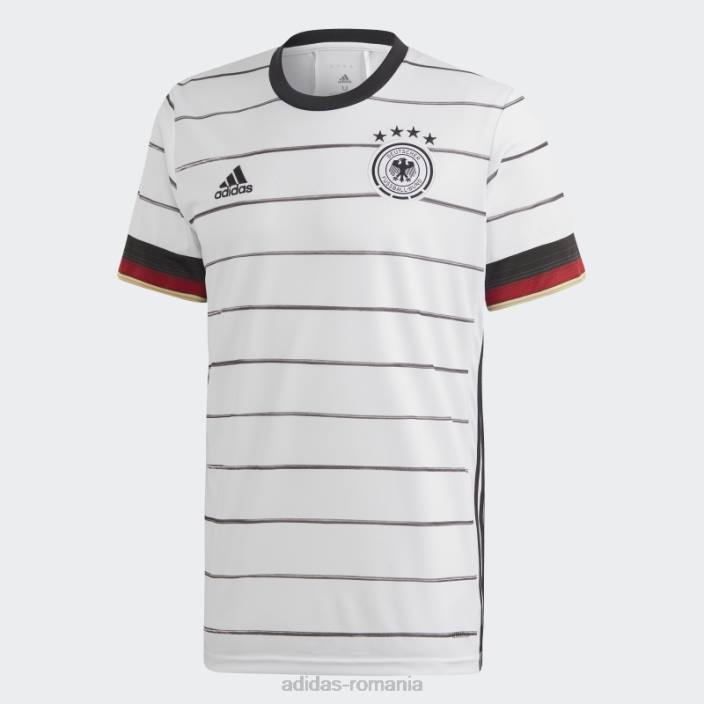Adidas tricoul home germania alb bărbați alb negru 2JBN14899
