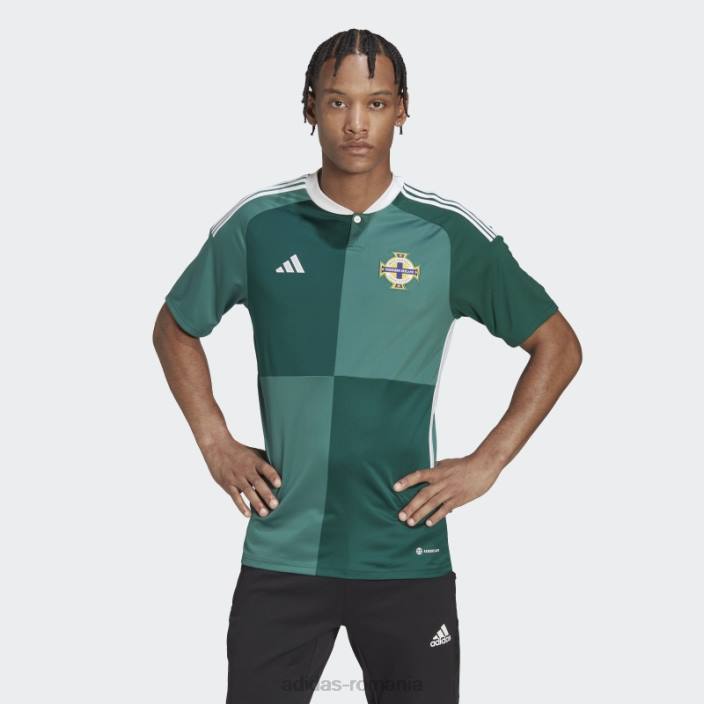 Adidas tricoul home irlanda de nord 22 tech forest bărbați pădure tehnologică 2JBN1046