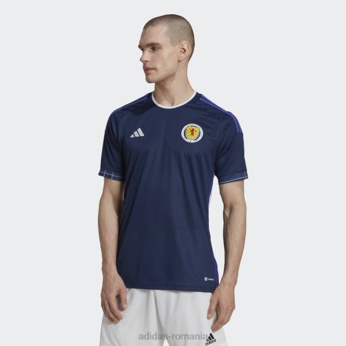 Adidas tricoul home scotland 22 bleumarin bărbați albastru marin 2JBN1130