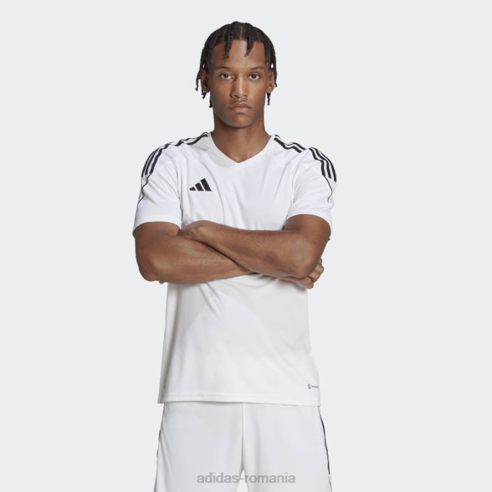 Adidas tricoul ligii tiro 23 alb adidas bărbați alb negru 2JBN4902