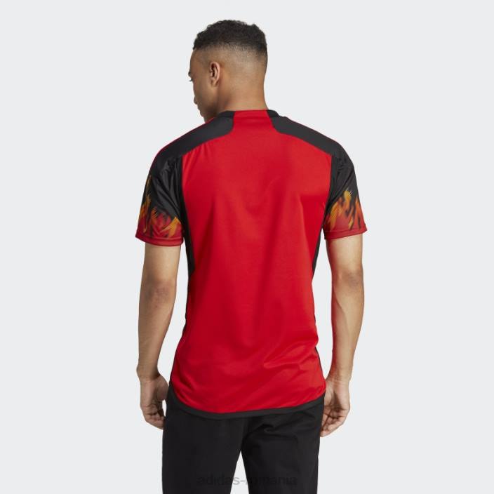 Adidas tricoul negru de acasă belgia 22 bărbați roșu/negru 2JBN5066