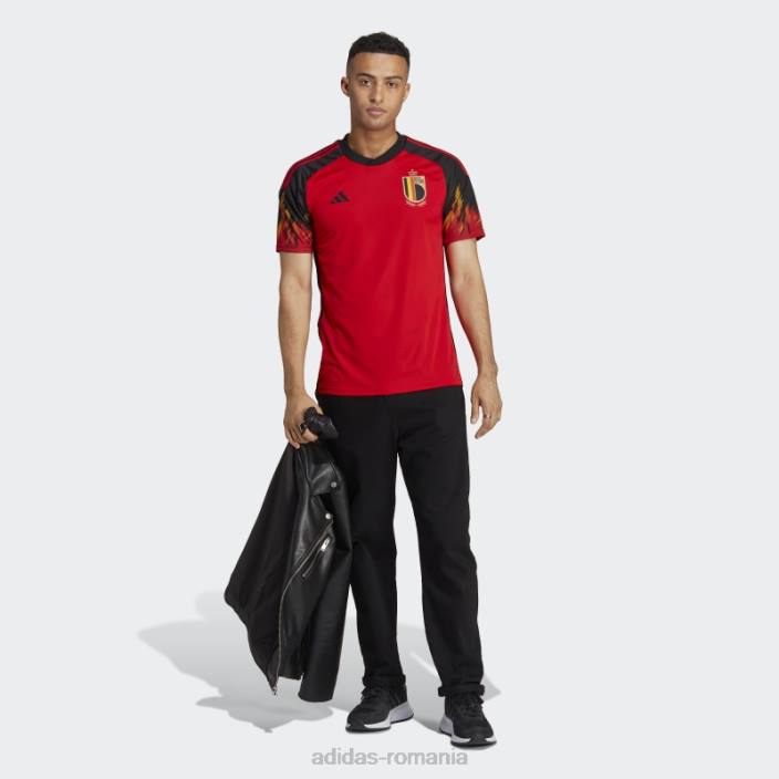 Adidas tricoul negru de acasă belgia 22 bărbați roșu/negru 2JBN5066
