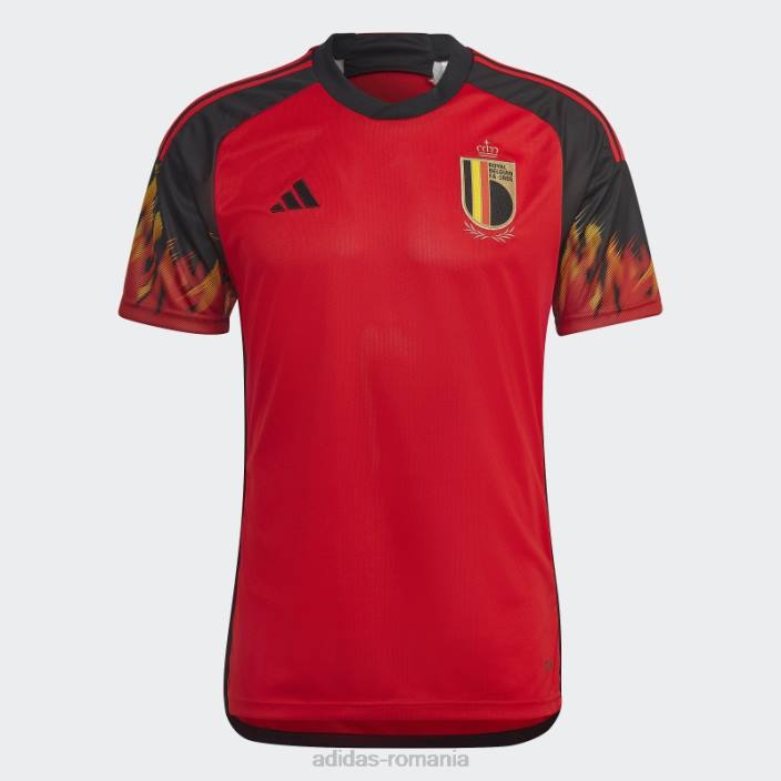 Adidas tricoul negru de acasă belgia 22 bărbați roșu/negru 2JBN5066