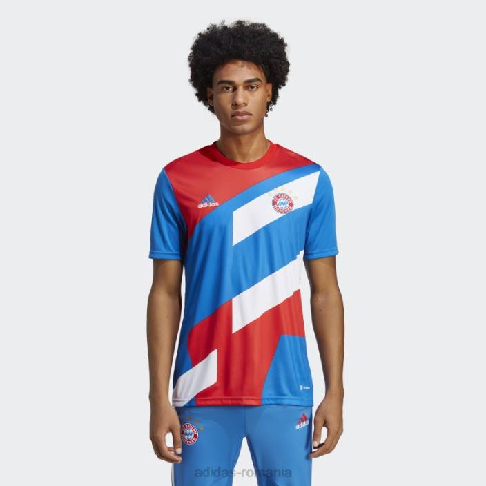 Adidas tricoul pre-meci fc bayern roșu bărbați roșu/regal 2JBN4988