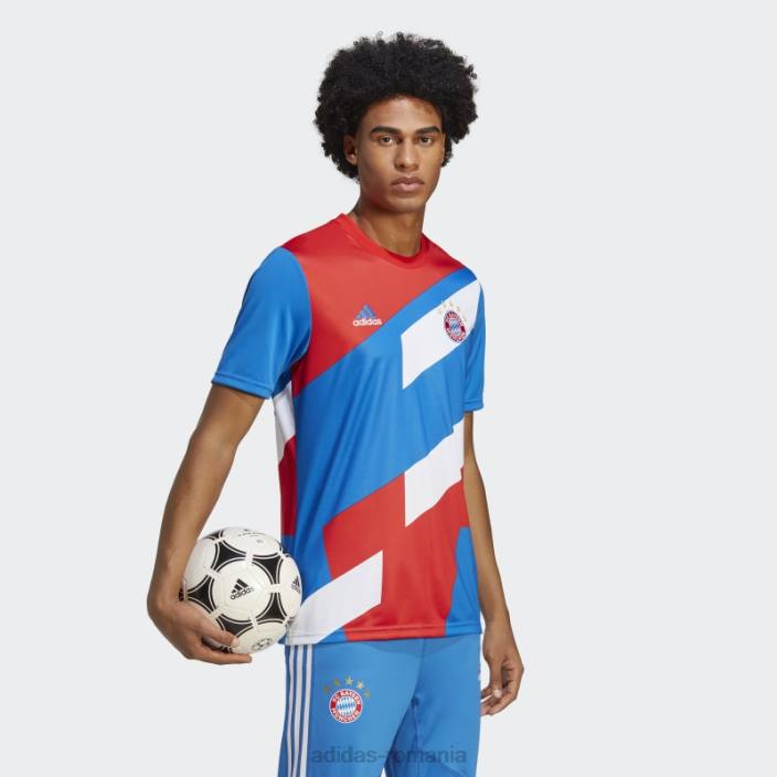 Adidas tricoul pre-meci fc bayern roșu bărbați roșu/regal 2JBN4988