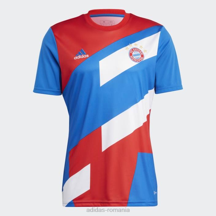 Adidas tricoul pre-meci fc bayern roșu bărbați roșu/regal 2JBN4988