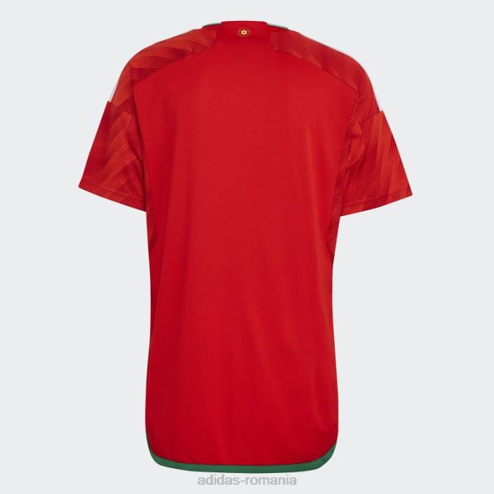Adidas tricoul roșu acasă Țara Galilor 22 bărbați roșu 2JBN1171