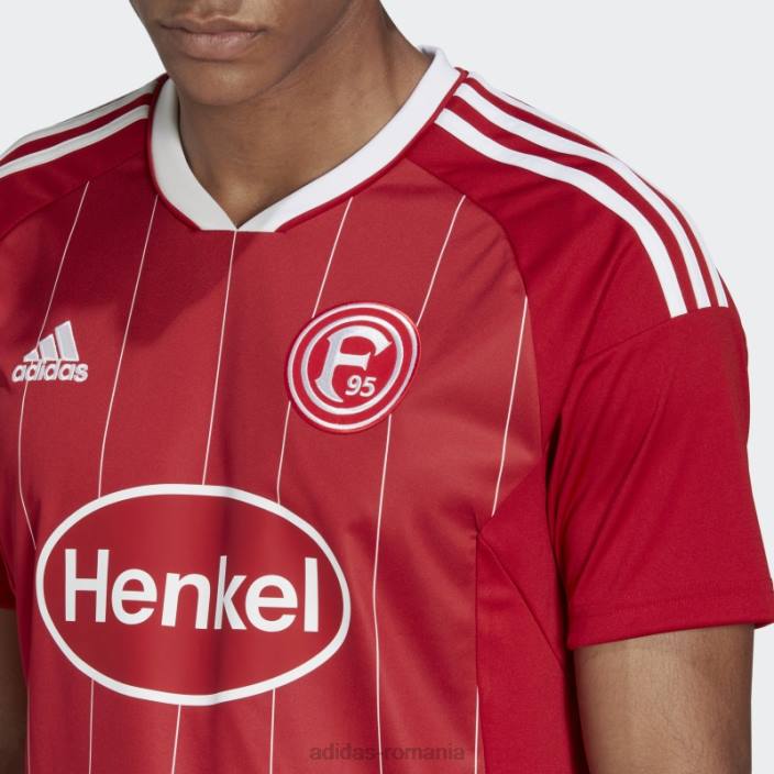 Adidas tricoul roșu fortuna düsseldorf 22/23 acasă bărbați rosu alb 2JBN14272
