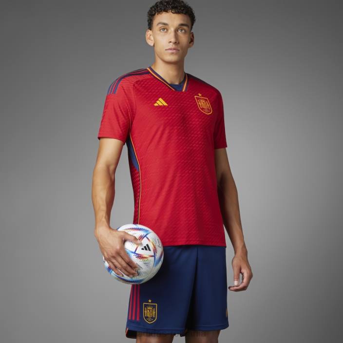 Adidas tricoul roșu spania 22 acasă autentic bărbați roșu/albastru marin 2JBN5783