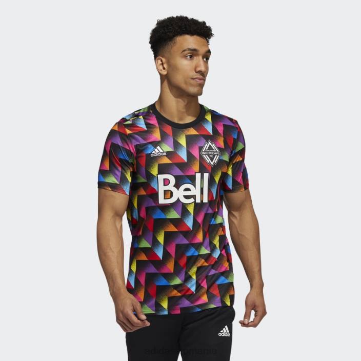 Adidas vancouver whitecaps fc lgbtq+ tricou pre-meci negru adidas bărbați negru/mls-vwh-s24 2JBN7224