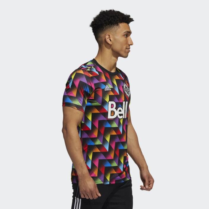 Adidas vancouver whitecaps fc lgbtq+ tricou pre-meci negru adidas bărbați negru/mls-vwh-s24 2JBN7224