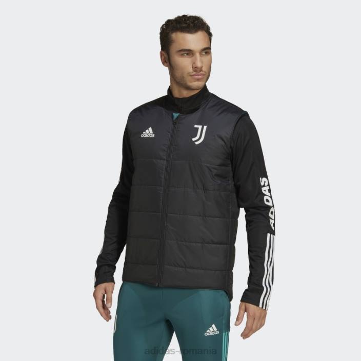 Adidas verde tech juventus condivo 22 vestă căptușită adidas bărbați verde tehnologie/negru 2JBN15141