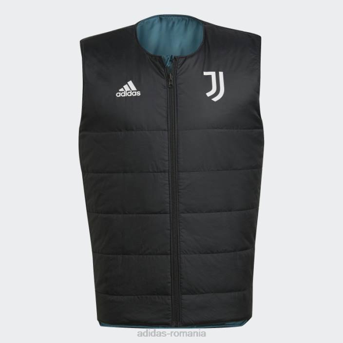 Adidas verde tech juventus condivo 22 vestă căptușită adidas bărbați verde tehnologie/negru 2JBN15141