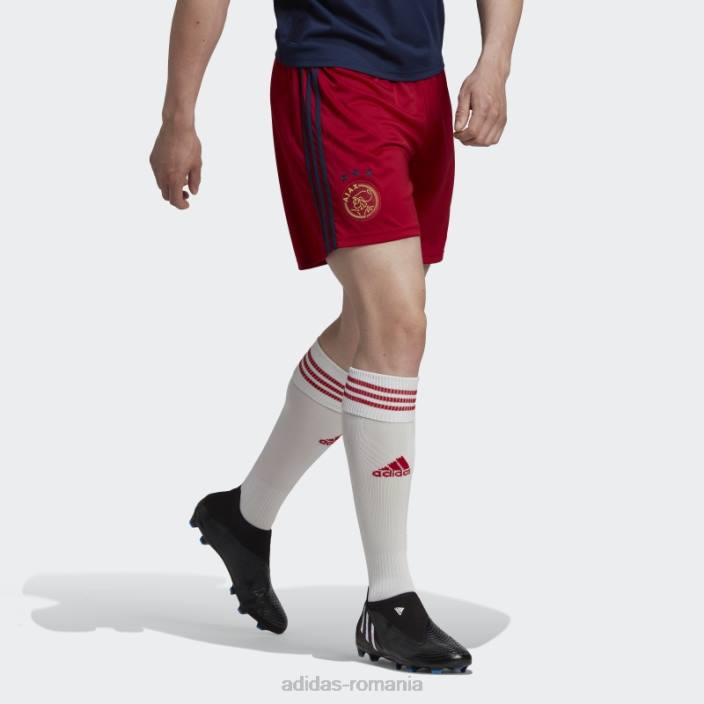 Adidas victory red ajax amsterdam 22/23 deplasare pantaloni scurți adidas bărbați roșu victorie 2JBN14361