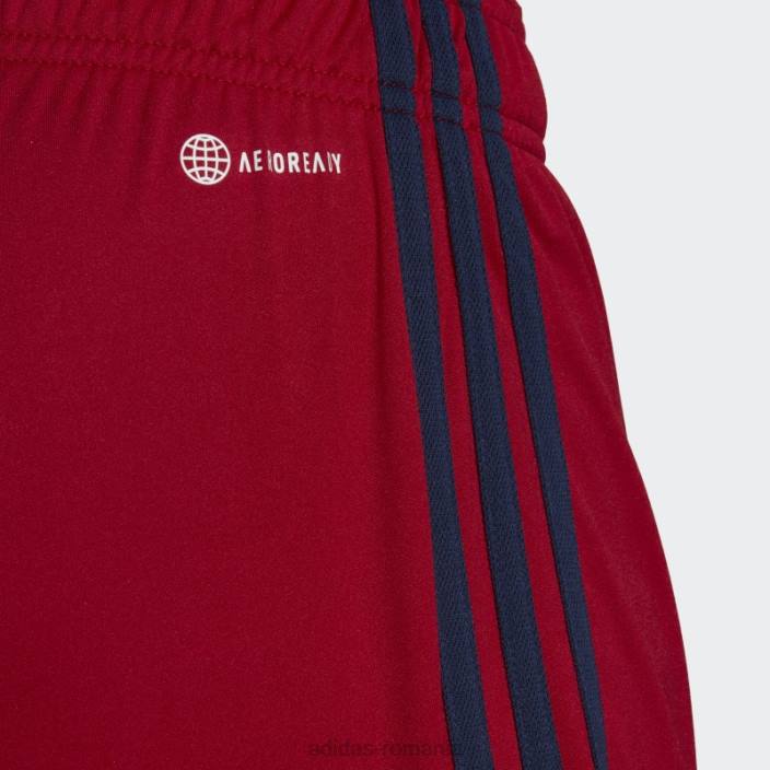 Adidas victory red ajax amsterdam 22/23 deplasare pantaloni scurți adidas bărbați roșu victorie 2JBN14361