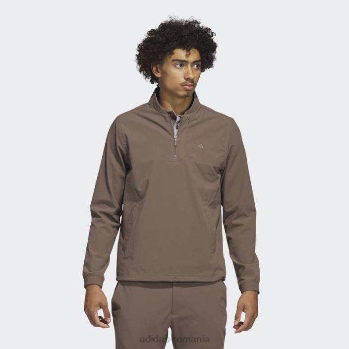 Adidas Earth ultimate365 tour pullover de golf stretch bărbați Pământ 2JBN5038