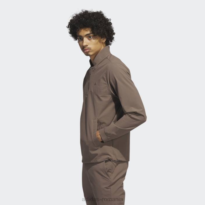 Adidas Earth ultimate365 tour pullover de golf stretch bărbați Pământ 2JBN5038