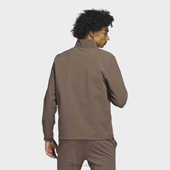 Adidas Earth ultimate365 tour pullover de golf stretch bărbați Pământ 2JBN5038
