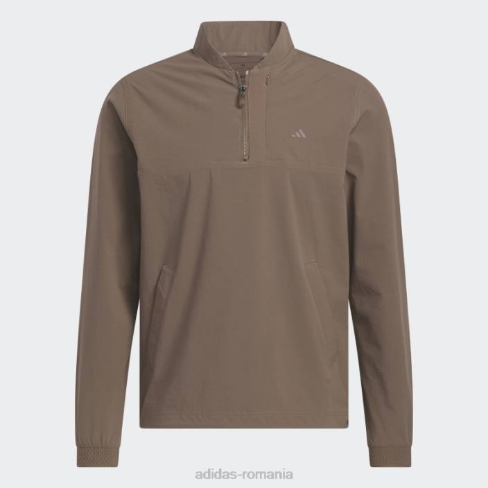 Adidas Earth ultimate365 tour pullover de golf stretch bărbați Pământ 2JBN5038