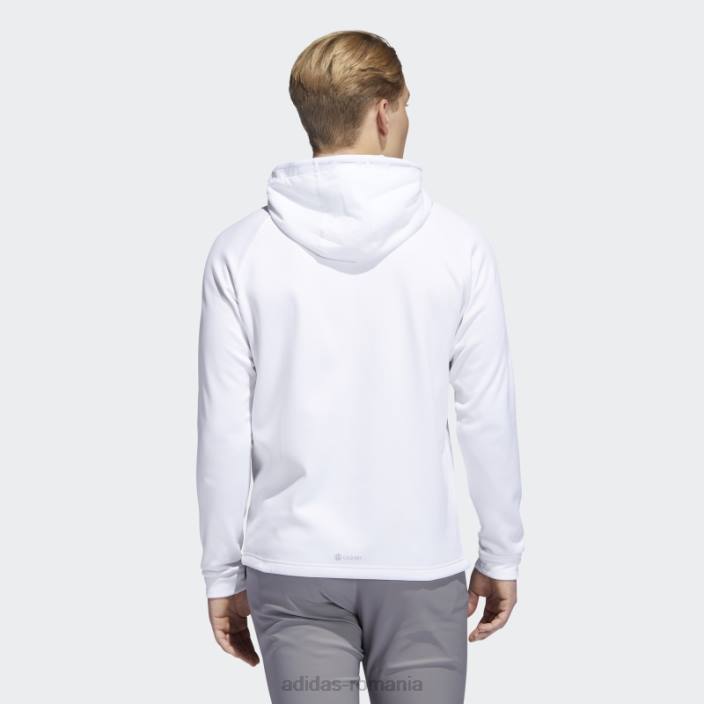 Adidas Hanorac alb cu 3 dungi la rece bărbați alb 2JBN1607