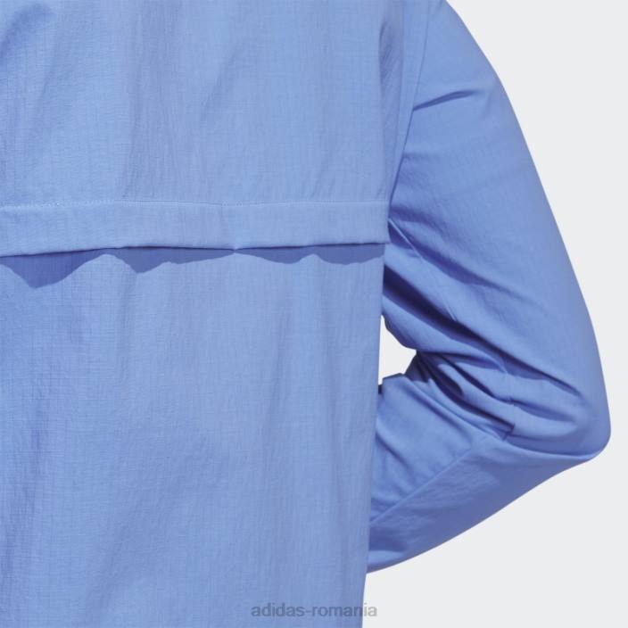 Adidas Hanorac de golf ripstop cu fermoar 1/4 albastru adidas bărbați albastru 2JBN6114