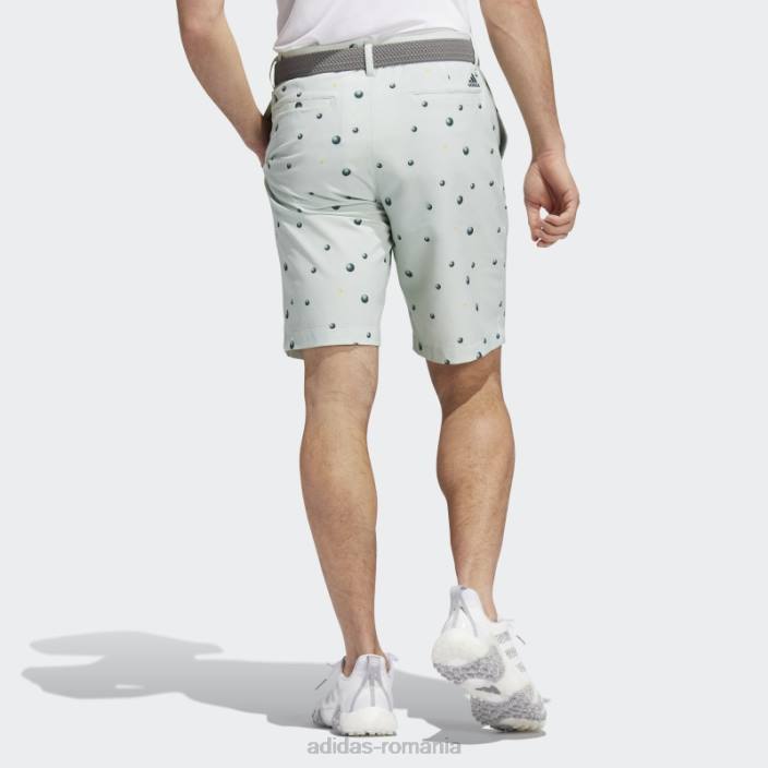 Adidas Pantaloni scurți de 9 inchi cu imprimeu integral ultimate365, verzi adidas bărbați verde galben 2JBN1578