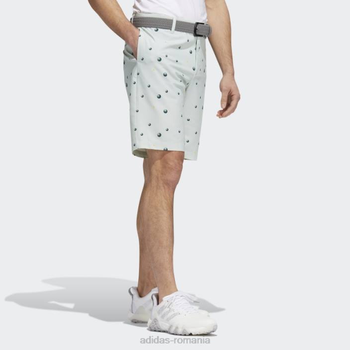 Adidas Pantaloni scurți de 9 inchi cu imprimeu integral ultimate365, verzi adidas bărbați verde galben 2JBN1578