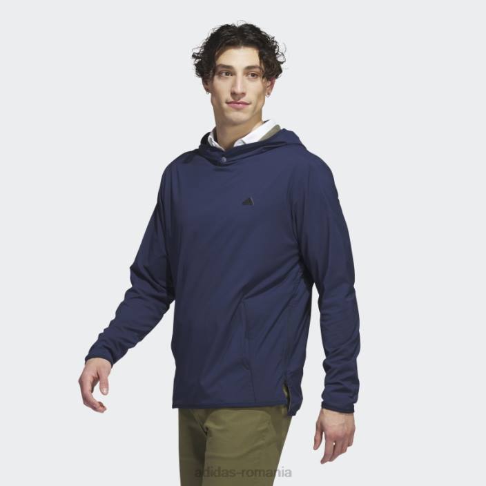 Adidas bleumarin go-to wind.rdy golf hoodie adidas bărbați marina 2JBN6267