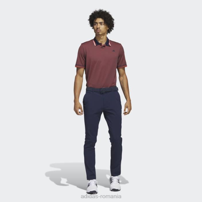 Adidas blumarin ultimate365 tour primeknit tricou polo de golf adidas bărbați bleumarin/roșu 2JBN5043