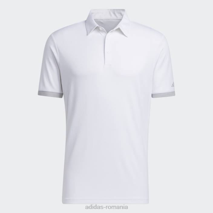 Adidas căldură fierbinte.tricou polo alb bărbați alb 2JBN13993