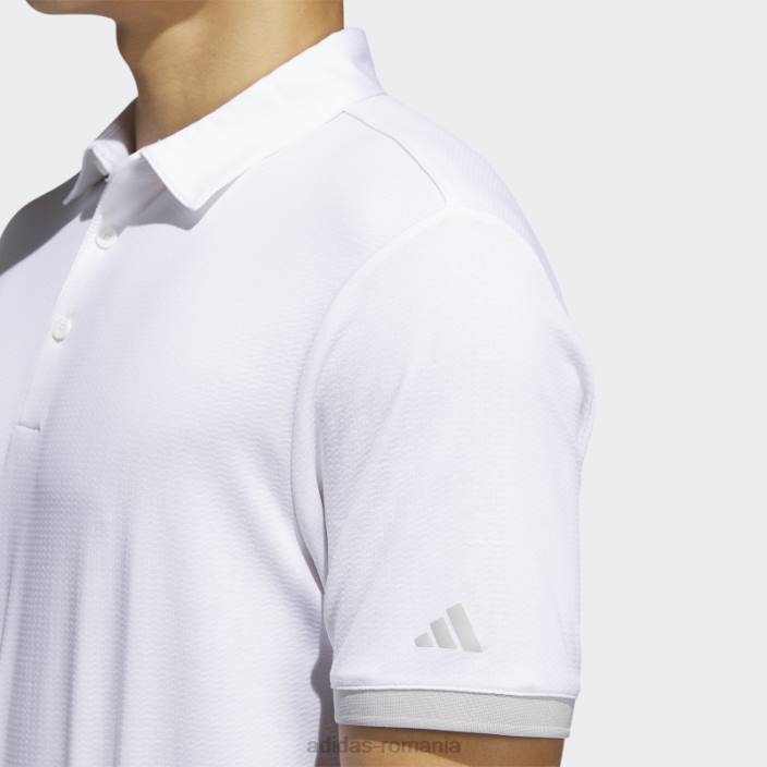 Adidas căldură fierbinte.tricou polo alb bărbați alb 2JBN13993