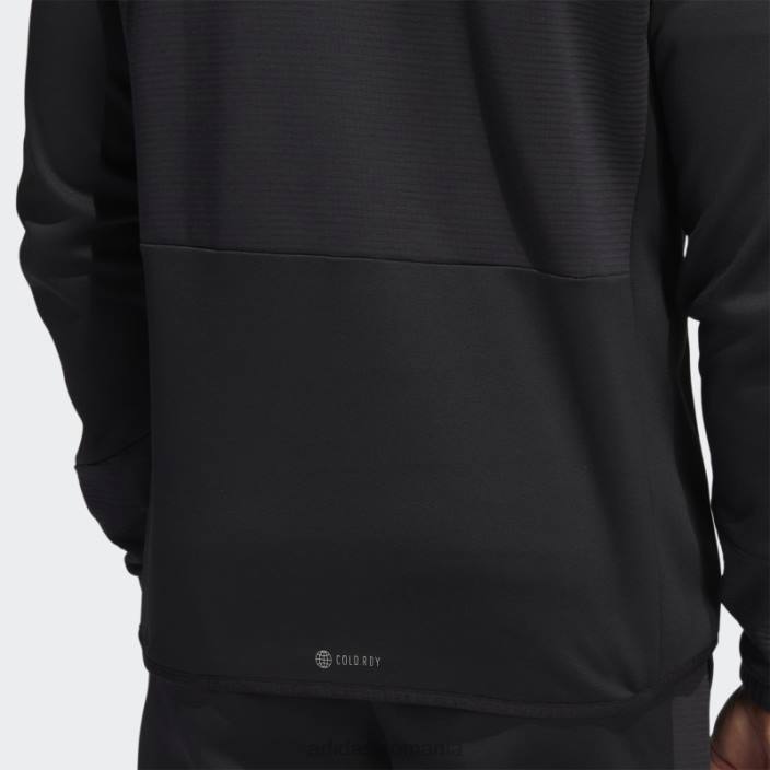 Adidas frig.rdy pulover cu fermoar 1/4 negru bărbați negru 2JBN14587