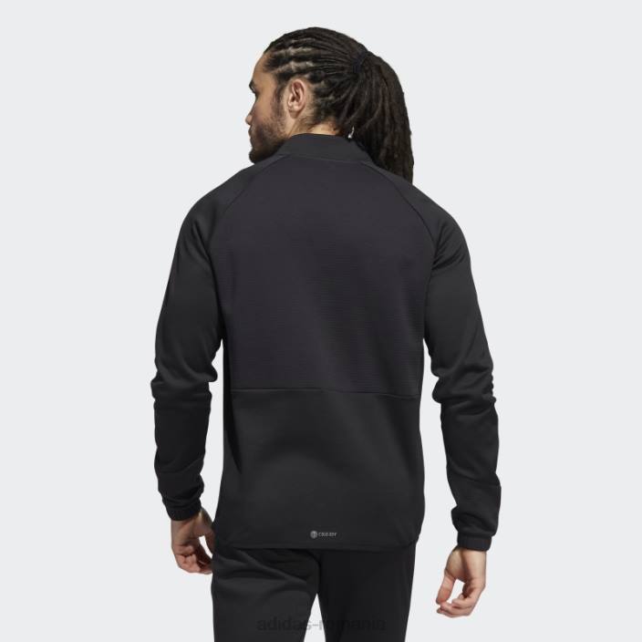 Adidas frig.rdy pulover cu fermoar 1/4 negru bărbați negru 2JBN1592