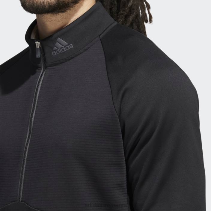 Adidas frig.rdy pulover cu fermoar 1/4 negru bărbați negru 2JBN1592