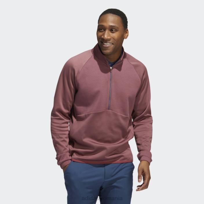 Adidas frig.rdy pulover cu fermoar 1/4 visiniu bărbați Burgundia 2JBN1579