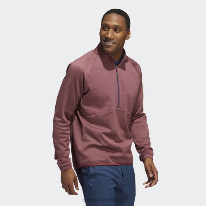 Adidas frig.rdy pulover cu fermoar 1/4 visiniu bărbați Burgundia 2JBN1579