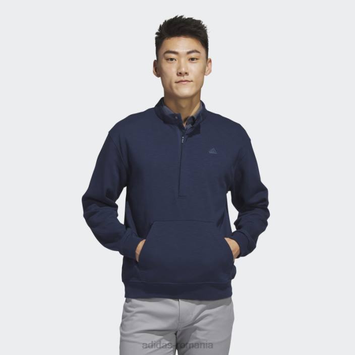 Adidas go-to pulover cu fermoar 1/2 bleumarin bărbați marina 2JBN5588