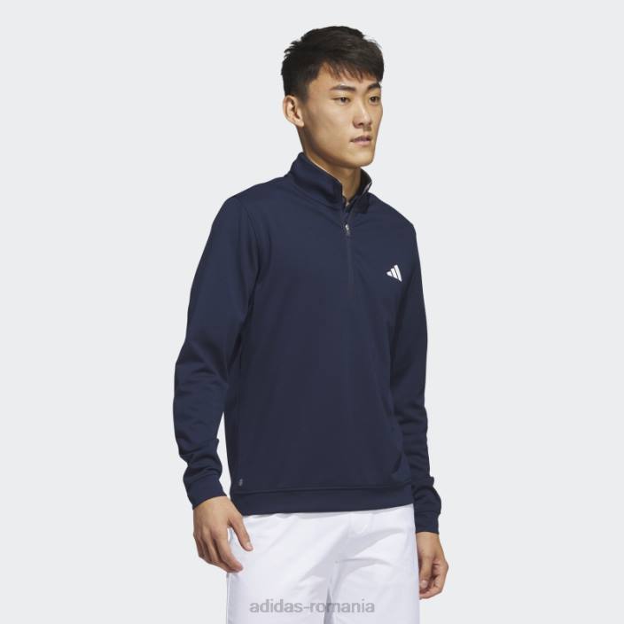 Adidas hanorac adidas cu fermoar 1/4 înalt bleumarin bărbați marina 2JBN13179