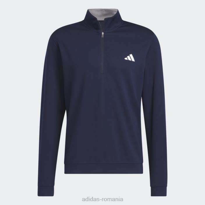 Adidas hanorac adidas cu fermoar 1/4 înalt bleumarin bărbați marina 2JBN13179
