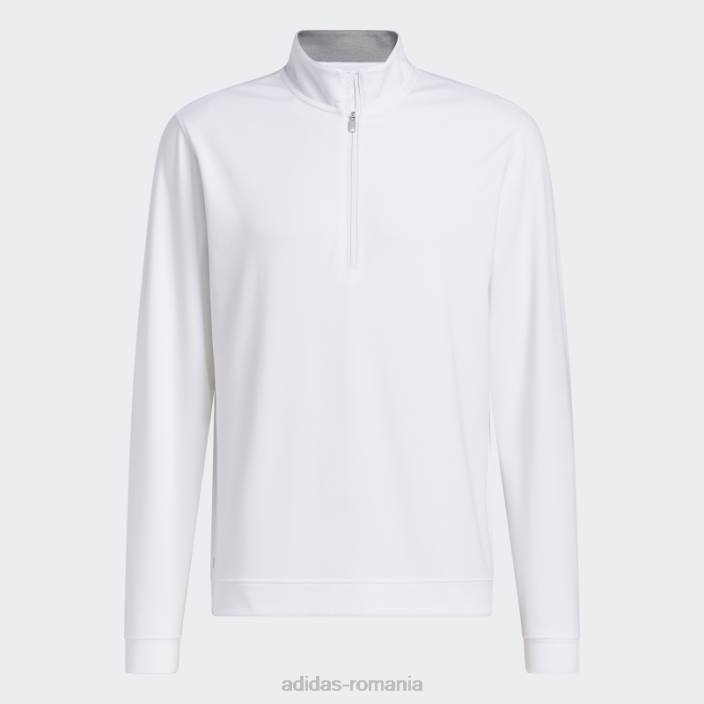 Adidas hanorac alb de golf ridicat bărbați alb 2JBN6347