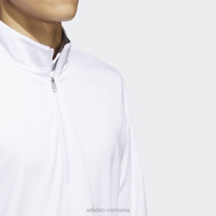 Adidas hanorac alb de golf ridicat bărbați alb 2JBN6347