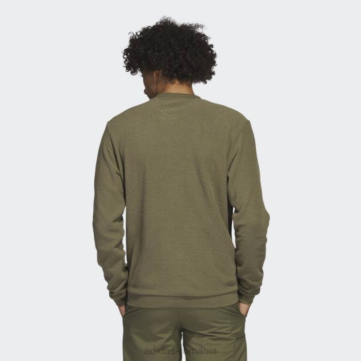 Adidas hanorac crew olive core bărbați măsline 2JBN6053