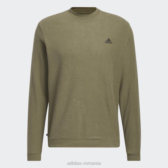 Adidas hanorac crew olive core bărbați măsline 2JBN6053